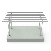 Structure de stationnement solaire pour voiture, auvent solaire pour parking