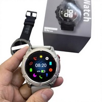 Montre connectée GPS F8 Pro 51 mm AMOLED ronde, tracker sportif, étanche, montre de fitness