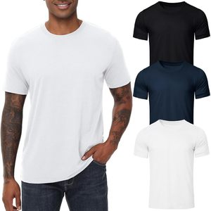 T-shirt pour homme FOXA à manches courtes, 100% coton, col rond, séchage rapide, pour entraînement sportif - Product Image 1