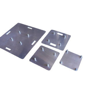 Truss Base Plate Four Connector Spigots Heavy Duty Stage Truss Ground Base for Event <b>Lighting</b> <b>Exhibition</b> Performance Support - Product Image 1
