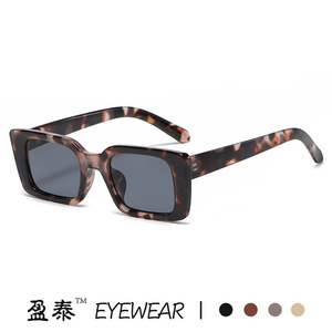 Yingtai Eyewear Square <b>Sunglasses</b> PC Frame UV400 Protection Unisex Fashion Style - Product Image 4