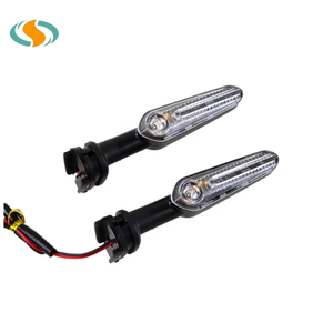 Luces Intermitentes LED Secuenciales de 6 Lentes Color Ámbar para Motocicletas Yamaha <span class=keywords><strong>MT07</strong></span> MT03 <span class=keywords><strong>125</strong></span> MT09, Luces Indicadoras Delanteras - Product Image 1
