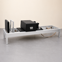 Reformer Pilates en Aluminium Qualité Commerciale pour Studio Fitness, Machine Professionnelle avec Logo Personnalisé Direct Usi