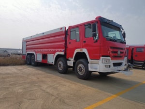 8X4 Howo 12000L 8X4ใหม่รถดับเพลิงสนามบิน - Product Image 4