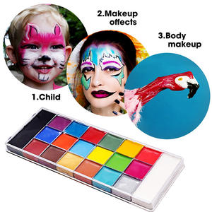 Professionnel Non Toxique SafeTattoo Halloween <span class=keywords><strong>FX</strong></span> Party Artiste Fantaisie <span class=keywords><strong>Maquillage</strong></span> Peinture Kit Visage Corps Peinture Ensemble pour Enfants et Adulte - Product Image 5