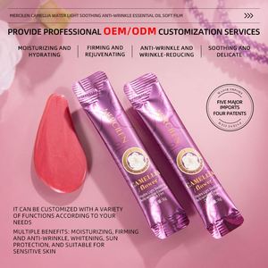 OEM/ODM MERCILEN Mascarilla facial y corporal Gran oferta Camelia Water Light Aceite esencial antiarrugas calmante con película suave - Product Image 5