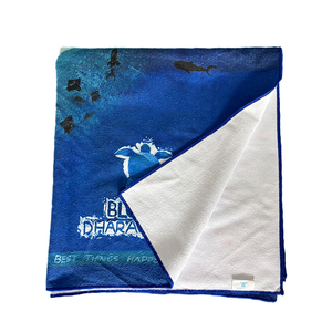 Toalla de toalla de felpa con estampado OEM personalizado, rectangular, grande, de gran tamaño, para <span class=keywords><strong>playa</strong></span> - Product Image 2
