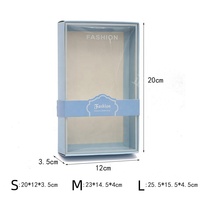 Serviette sous-vêtements manches emballage fenêtre transparente papier Carton boîte bébé chaussettes pliable boîte-cadeau pour Leggings