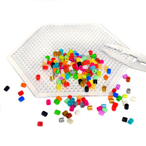 Offre Spéciale : Jouets éducatifs artisanaux pour enfants – Perles Hama de 5 mm <span class=keywords><strong>à</strong></span> <span class=keywords><strong>repasser</strong></span>, planche <span class=keywords><strong>à</strong></span> clous transparente pour la création, perles Perler de 5 mm - Product Image 2