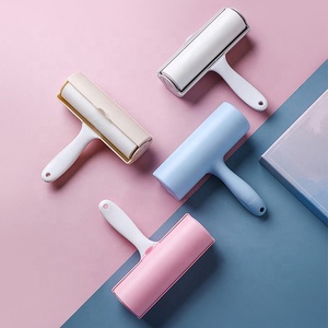 Thảm Sofa Bàn Chải Làm Sạch Vải Sàn Carseat Dụng Cụ Loại Bỏ Xơ Vải Lông Thú Cưng Bụi Cây Lăn Xơ Vải Dính Tại Nhà Kèm Ruột Dự Trữ - Product Image 6