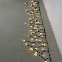 3M 5M 6M Guirlande de Noël LED connectable Rideau de Fée Guirlande Lumineuse Extérieure Éclairage Décoratif Éclairage Décoratif