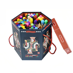 Scatola Personalizzata Creativa per Matite e Pastelli, Confezione Regalo per Pennelli ad Acquerello, Scatola per Bambini, Set Artistico per Disegno e Cancelleria - Product Image 4