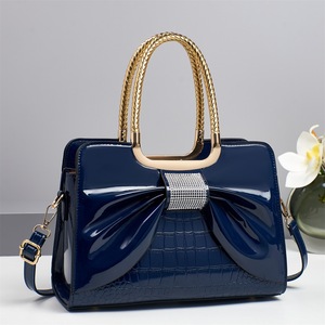 Wholesale Pu Leather Glossy Women Bags Large Capacity Crossbody Women's Handbags - Product Image 3