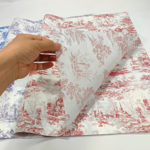 लक्जरी फ्रेंच शैली एक साइड ग्लॉसी 28gsm लपेपिंग पेपर जूते उपहार पैकेजिंग रेशम पेपर - Product Image 4