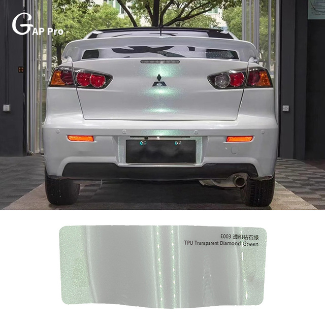 GAPPRO Anti-yellowing TPU Transparent Diamond PPF High Gloss Shimmering Clear Protection Film