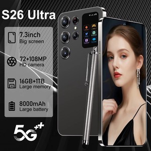 Smartphone S26 Ultra 5G con Impugnatura Ergonomica, Schermo HD da 7,3 Pollici, 16GB RAM+1TB Memoria, Processore Deca Core - Product Image 5