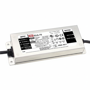 ELG-75หมายถึง75W 24V DC ไดรเวอร์แรงดันคงที่ช่องเดียว IP65 selv รับประกัน5ปี100-240V ~ - Product Image 2