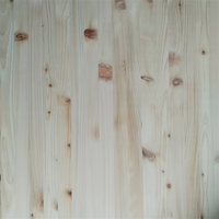 Planches en bois massif de cyprès Hinoki à arôme naturel, collées sur le bords, pour la décoration intérieure des murs de sauna