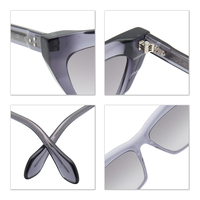 Nouvelles lunettes de soleil écologiques en bio-acétate, polarisées UV400, luxe durable, conformes aux normes européennes CE, fabricant OEM en gros