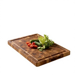 Ha Le Timeless Kitchenware Portable Rectangular Wooden Tray Classic Style Commercial Household Living Room Tea Cup BBQ <b>Breakfast</b> - Product Image 1