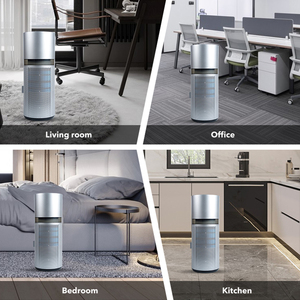 Purificateur d'air intelligent de haute qualité pour la maison et le bureau, avec commande tactile, réglage automatique de la vitesse du ventilateur et humidificateur - Product Image 6
