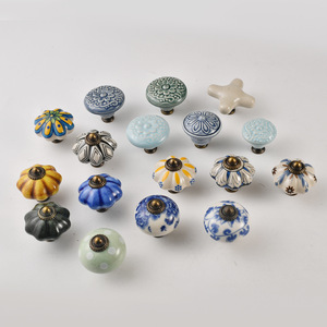 <b>Ceramic</b> Cabinet <b>Knobs</b> Novelty Shape French Style <b>Drawer</b> Handles Durable <b>Ceramic</b> Material - Product Image 2