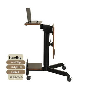 Ada ergonómico móvil neumático <span class=keywords><strong>Gas</strong></span> altura ajustable Escritorio de pie portátil leer libro volteado escritorio resorte Mesa inclinable - Product Image 1