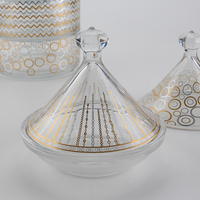 Verre de stockage des aliments Mini Tajine marocain Style arabe Verre Tajine Dates Bol