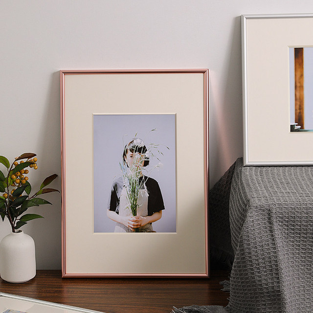 Aluminum Alloy Rectangle Photo Frame Wall Hanging A3/A4 Size for Displaying Photos Artwork Blank Frames for Certificates Jerseys