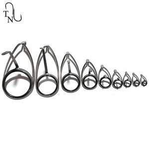 Anillas de caña de pescar TAKEDO TN90 TUKWLSG color gris ahumado SIC para carpas y surfcasting, componentes para la construcción de cañas, accesorios DIY para cañas. - Product Image 3