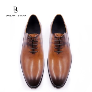 Chaussures Richelieu Classiques pour Hommes en Cuir Véritable Imprimé Faites à la Main - Confortables, Souples, Respirantes, Semelle Extérieure en Caoutchouc, Automne - Product Image 6