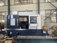 Tour CNC FANUC à double broche TCK6340, économique, de moyenne capacité, universel pour le travail des métaux, prix usine personnalisé
