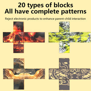 Cubes de construction magnétiques 3D STEM, blocs de construction magnétiques Mine World, ensemble de jouets de puzzle pour la découverte STEM, le plaisir et la relaxation préscolaire - Product Image 4