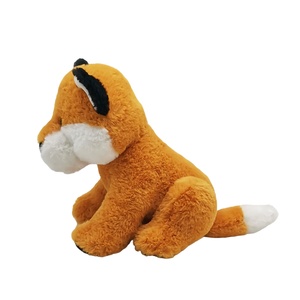 Jouet en peluche de loup assis de haute qualité personnalisé de 11 pouces basé en usine - Product Image 3
