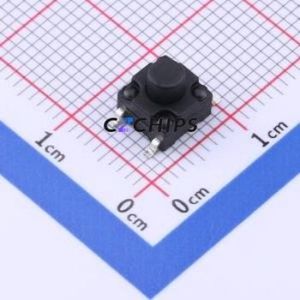TS-KG10GS-BT60F Tactile Switch SMD-4P,6.2x6.2mm Switch Single Pole Single Throw Round Button 2.5N Vertical Mount - Product Image 1