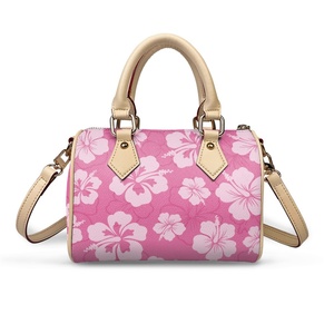 Vente directe fournisseur – Sac oreiller portable pour <span class=keywords><strong>femme</strong></span> en PU, motif feuille de bananier, style Hawaï, impression à la demande - Product Image 2