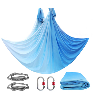 Ensemble de hamac de Yoga <span class=keywords><strong>aérien</strong></span> de 6 mètres de qualité supérieure en <span class=keywords><strong>tissu</strong></span> de Nylon Durable hamac de Yoga <span class=keywords><strong>aérien</strong></span> haute capacité pour Studio à usage domestique - Product Image 5