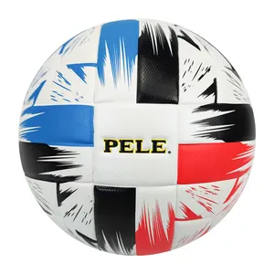 Bóng đá nhà sản xuất PU da kích thước 5 pelota balones de futbol nhiều lớp bóng đá bóng trận đấu bóng đá quả bóng