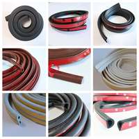 Bandes de caoutchouc silicone automobile, fourniture d'usine OEM, joint d'étanchéité durable pour portières et fenêtres de véhicules, fabricant sur mesure