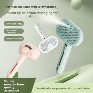 Peigne de toilettage pour animaux de compagnie à pulvérisation dense, pour le nettoyage et le démêlage des poils, pour chiens et chats - Product Image 3