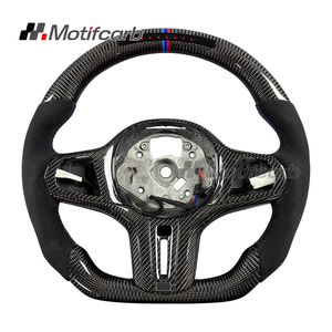 Volante de Fibra de Carbono Personalizado con LED de RPM para BMW 525i M 530i M340i M330d G20 G30 G31 G32 X3 X4 X5 X6 X7 X3M-X6M 2017-2026 - Product Image 1