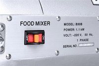 Mélangeur Alimentaire Planétaire Commercial en Alliage 20L, Électrique Multifonction 1000W, Modèle 2025 à Prix d'Usine, avec Support à Gâteau et Conception à Levage de Bol (Table)