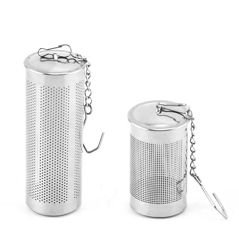 Accessori per la cucina infusore per tè con tubo per spezie con pallina da tè infusore per filtro per tè in acciaio inossidabile