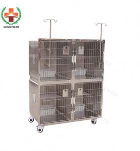 Casa para perros y gatos, jaula de oxígeno para mascotas de acero inoxidable, a buen precio, a la venta - Product Image 6