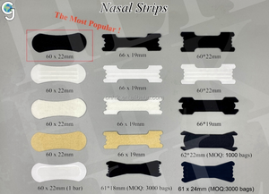 Yeso de nariz transpirable hipoalergénico sin látex para dejar de roncar mejora la respiración tiras nasales Nasenstrips - Product Image 2