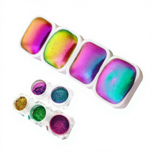 Pigment nacré caméléon, pigment aurore caméléon pour peintures à l'aquarelle - Product Image 1