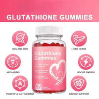Gummies au glutathion et au collagène pour éclaircir la peau, favoriser la santé cutanée et soutenir la beauté quotidienne