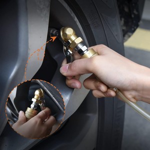 Boquilla de Inflado de Neumáticos con Rosca Interna Tipo Cartucho, Conector Neumático de Conexión Rápida, Boquilla de Inflado para Reparación de Neumáticos de Automóvil - Product Image 5