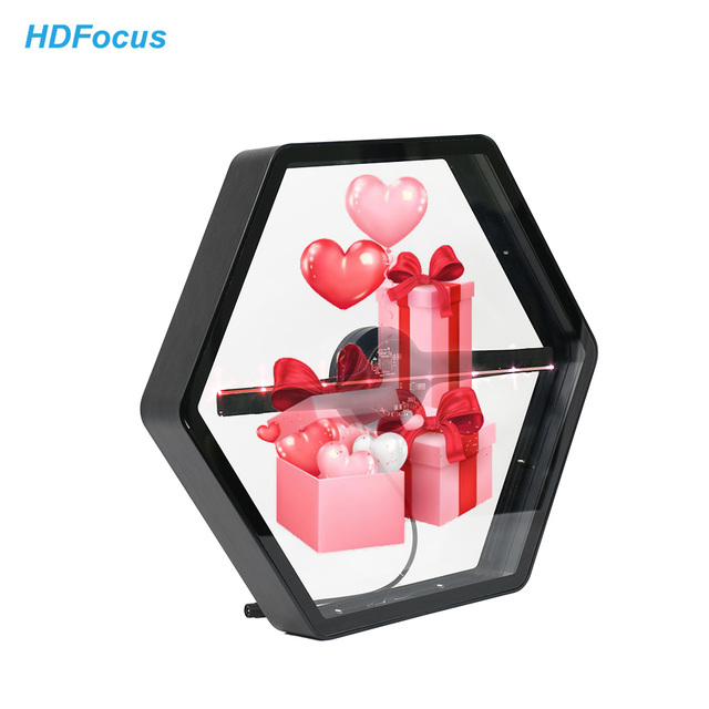 Table Display 32cm Small Size 3d Hologram Led Advertising Fan