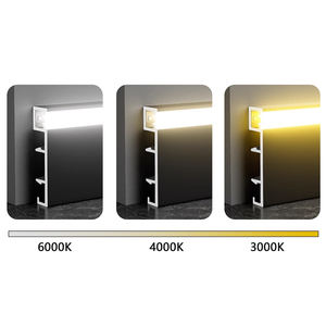 <span class=keywords><strong>Plinthe</strong></span> LED Moderne Étanche en Alliage d'Aluminium pour Hôtels – Profilés Lumineux en Aluminium - Product Image 3
